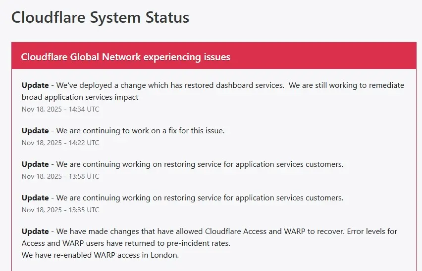 The Cloudflare outage that broke the internet