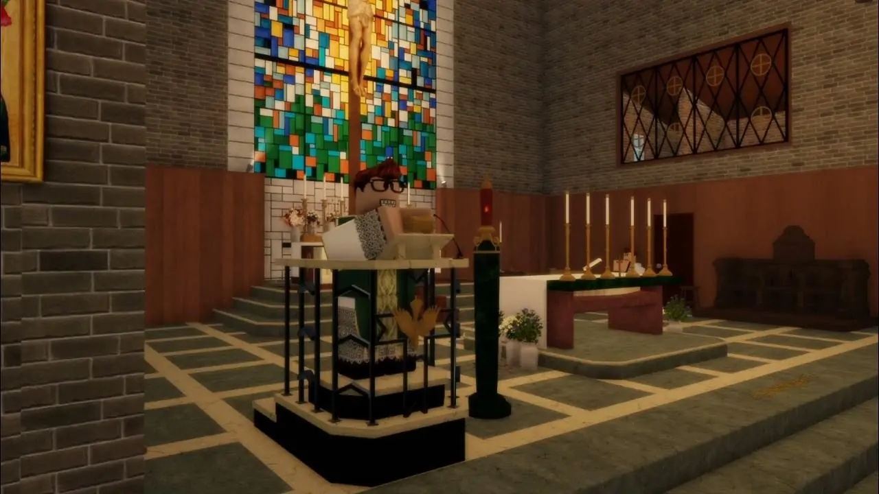 The global phenomenon of Catholic Worship in Roblox