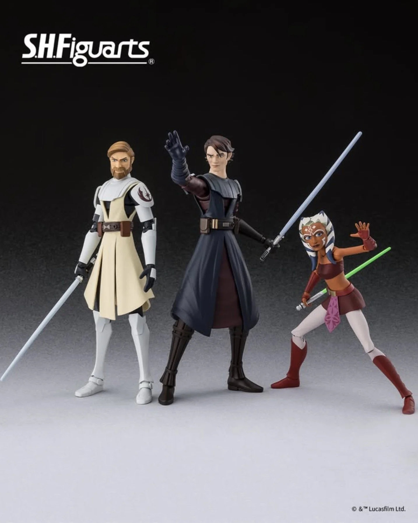 New Star Wars S.H. Figuarts bring Clone Wars and ROTS to Life