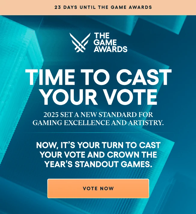 Gamers break The Game Awards website, millions vote on day one