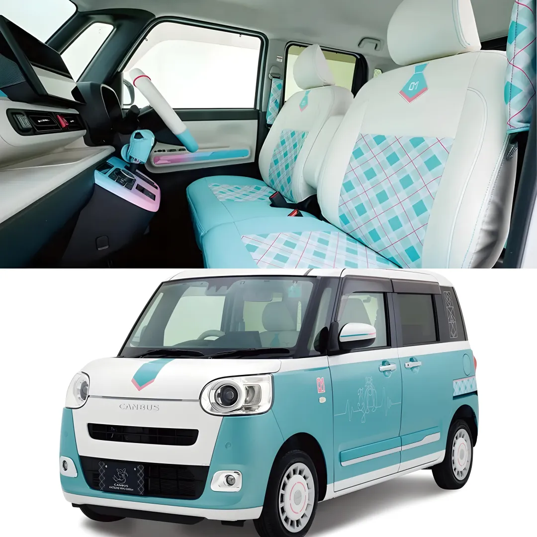 Hatsune Miku car accessories turn your ride into a vocaloid dream