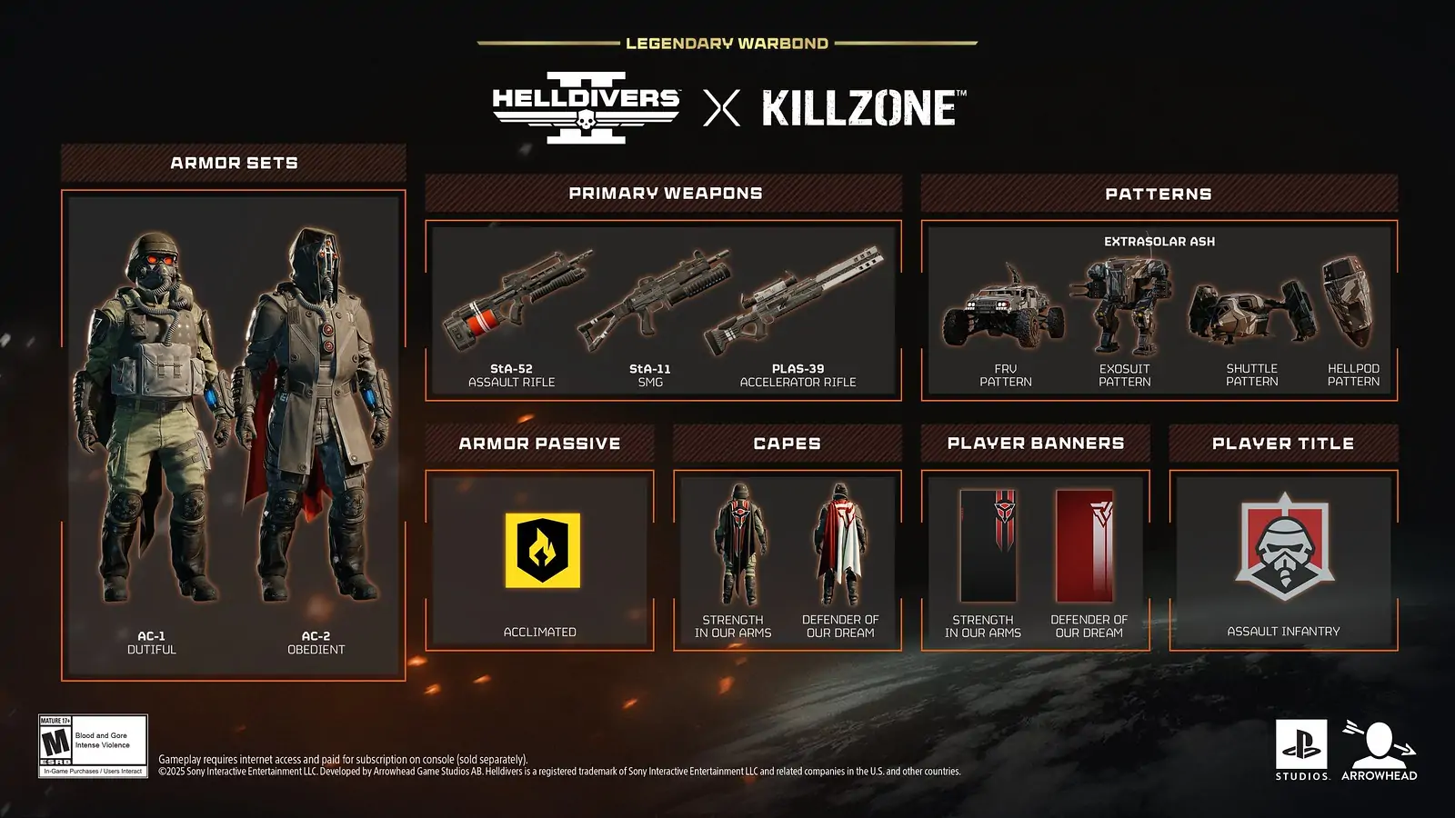 Helldivers 2 x Killzone crossover returns as legendary Warbond December 18