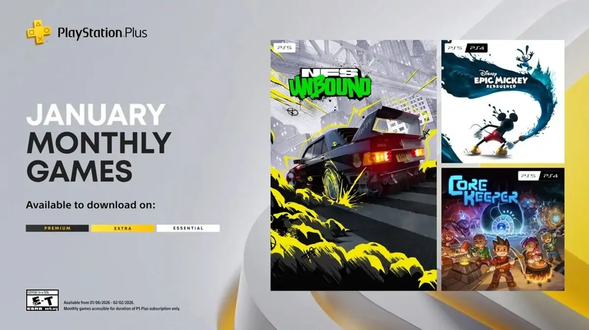 PlayStation Plus January 2026 games revealed with controversial twist