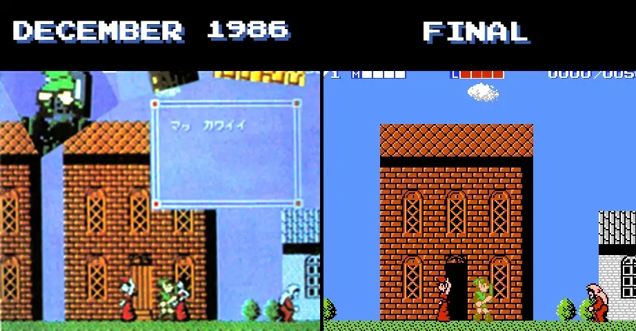 Zelda II healer scene: Cut dialogue reveals flirtier origins