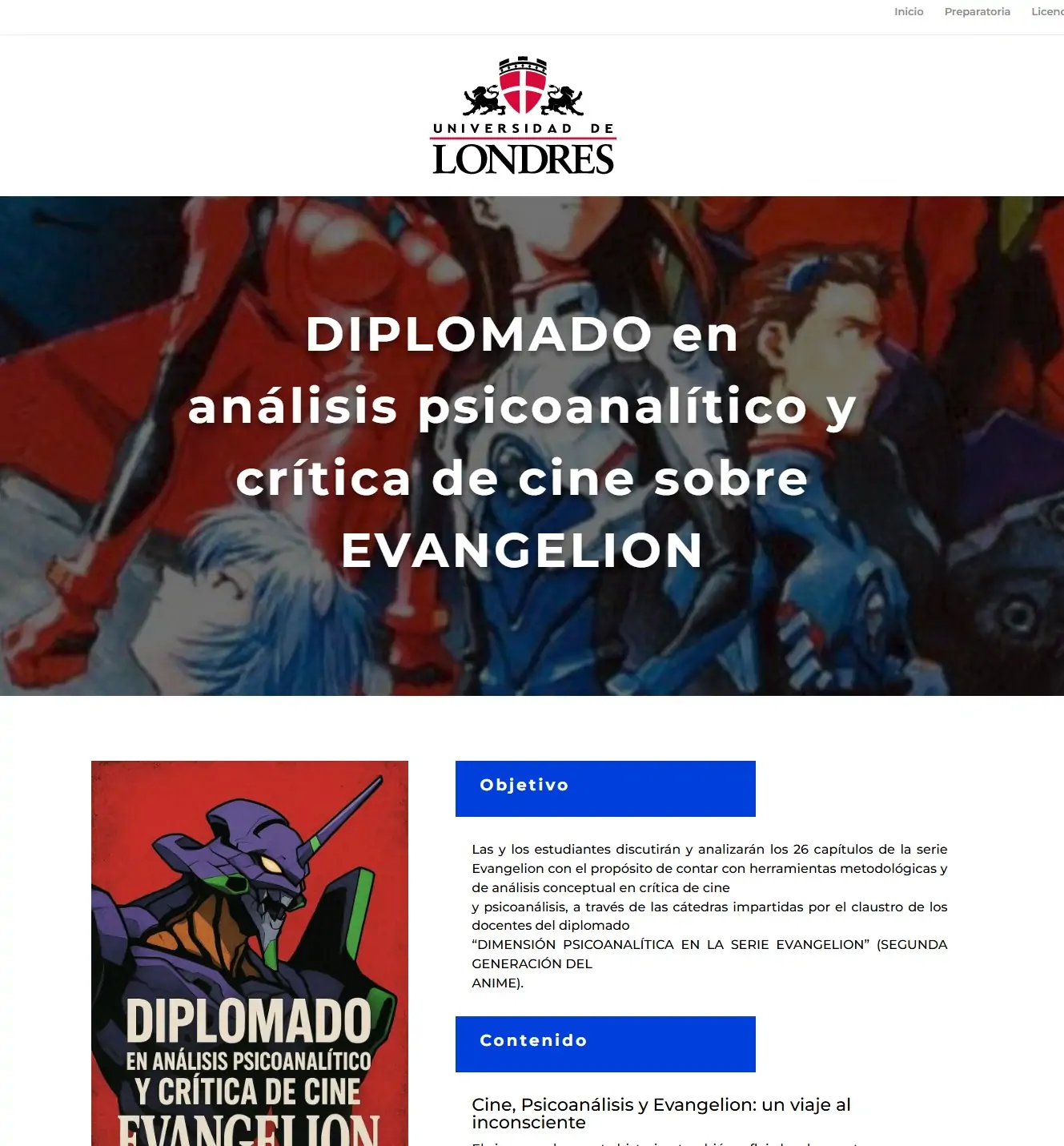 Mexico's University Launches a 7-Month Evangelion psychology diploma