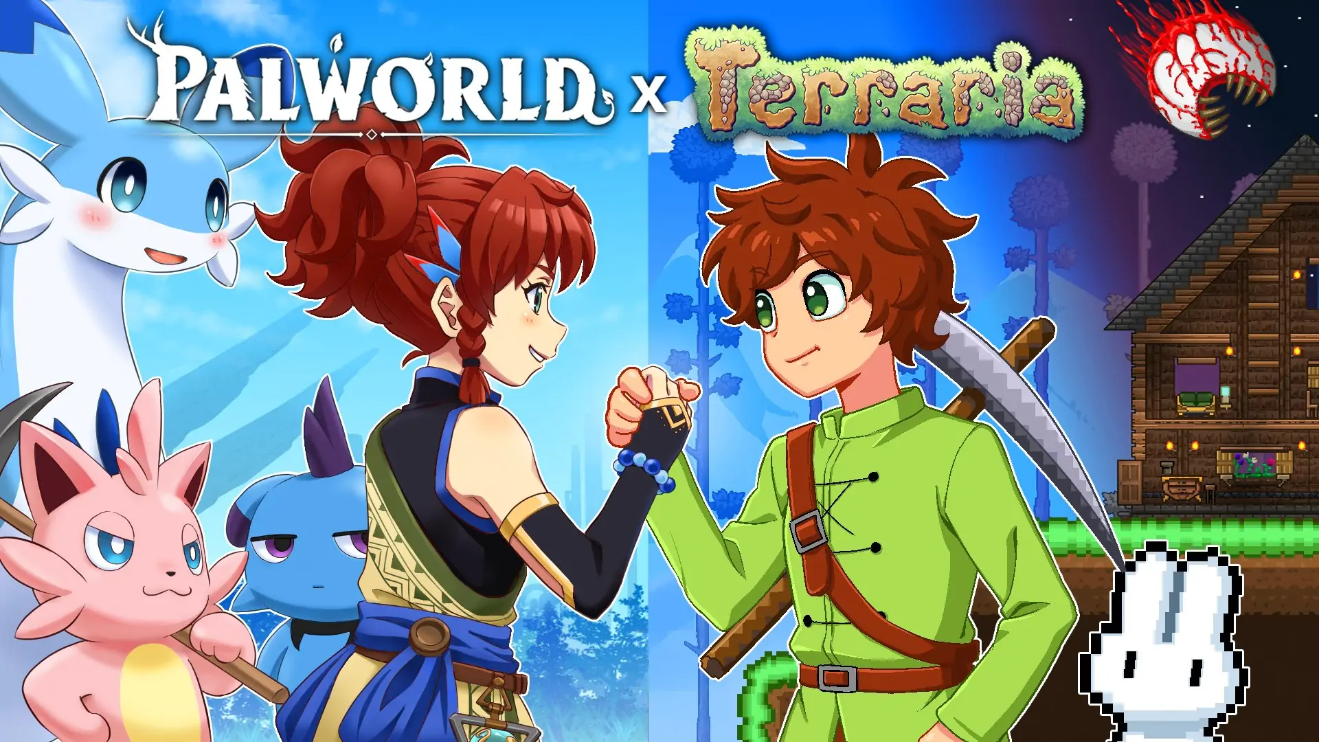 Terraria 1.4.5 drops January 27 with Dead Cells and Palworld crossovers
