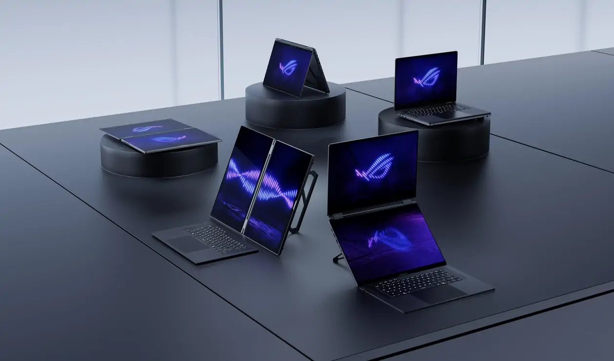 ASUS ROG brings the world's first dual-screen 16" OLED gaming laptop