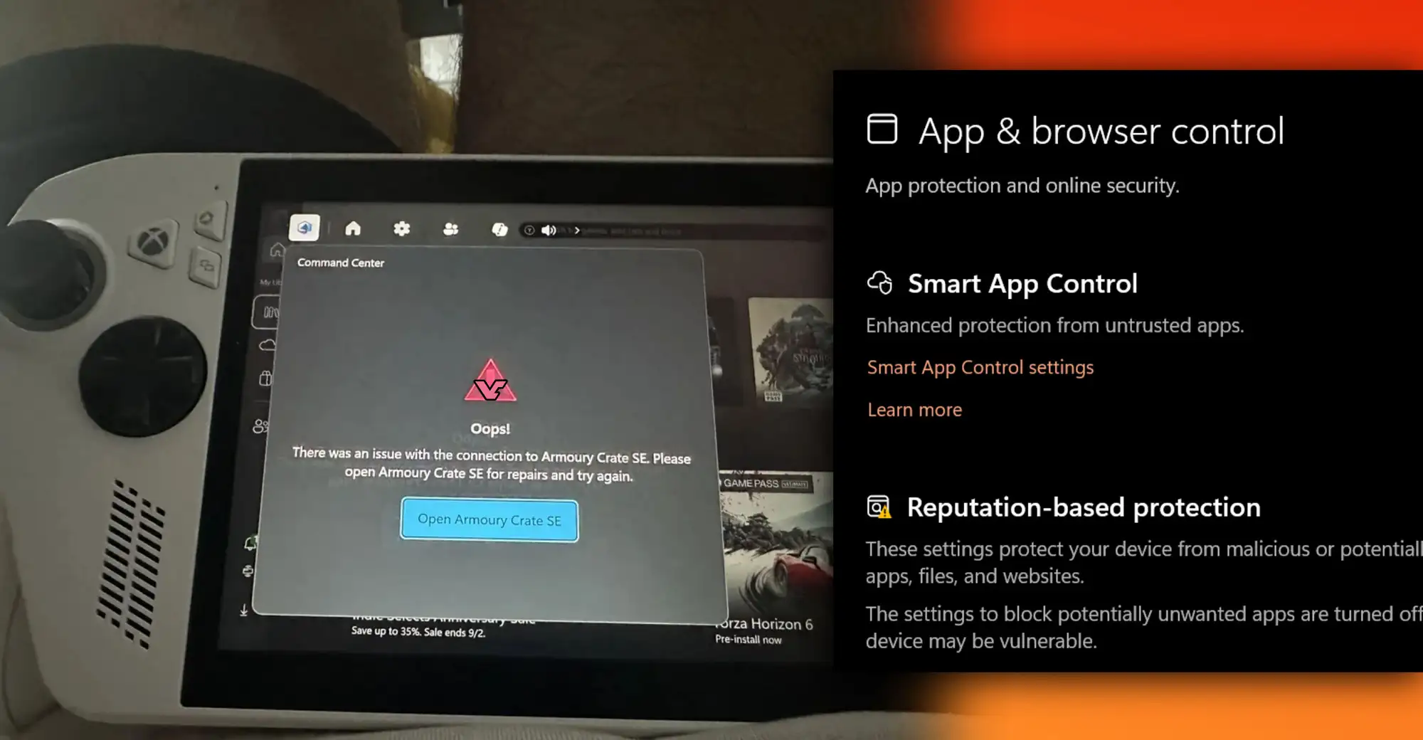 Windows update breaks ROG Xbox Ally core software