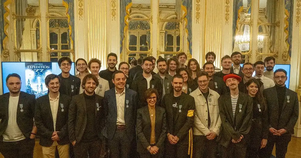 France Knights Clair Obscur developers in historic gaming honor
