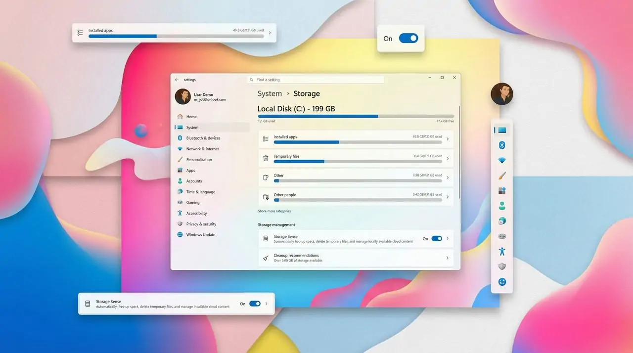 Windows 11 locks storage settings behind admin wall