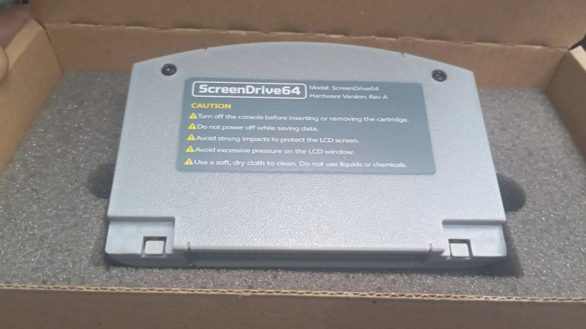 Screendrive 64 is the N64 flash cart that displays your game in real time