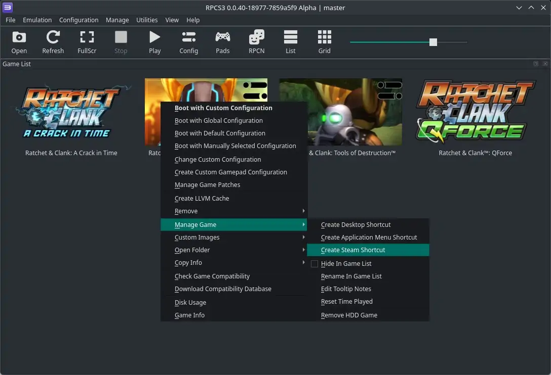 RPCS3 update mkes your PS3 library feel right at home on Steam