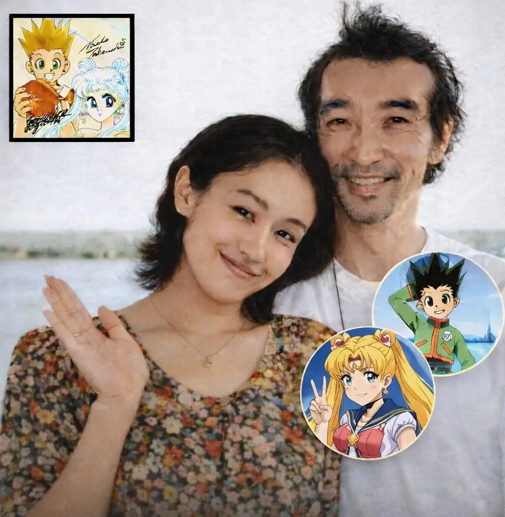 Yoshihiro Togashi appears healthy at Kyoto Festival with Naoko Takeuchi