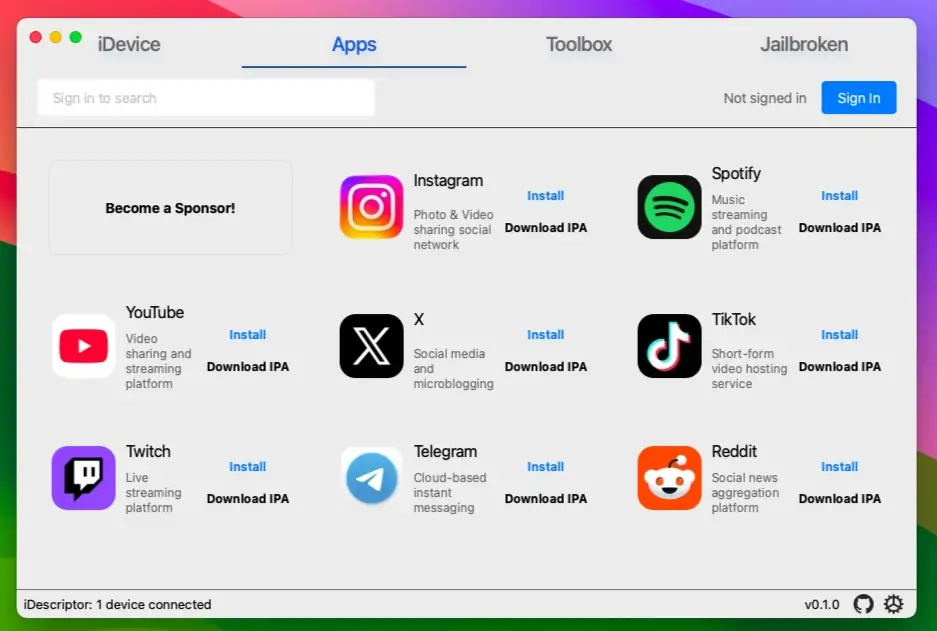 iDescriptor: The free open-source iTunes alternative for Windows, Mac & Linux