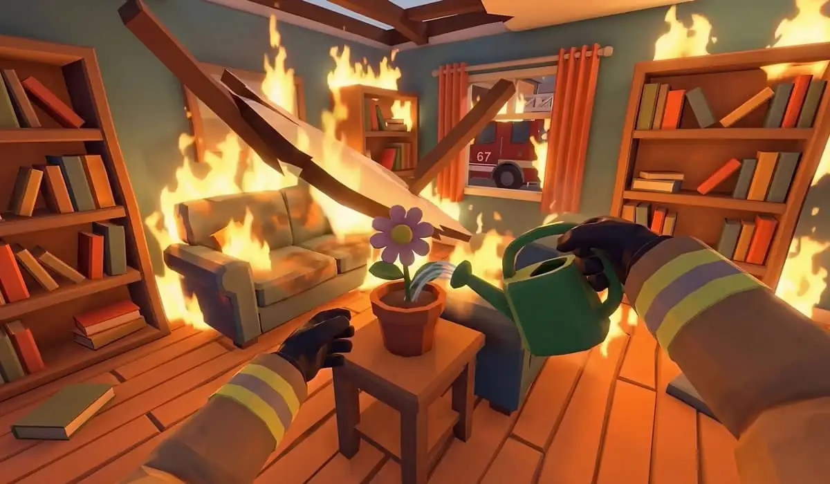 Flame and Blame is first-person co-op firefighting mayhem